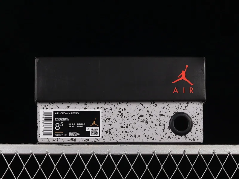 All categories Air Jordan Jordan series basketball shoes Air Jordan 4 Air Jordan 4 Red "Cement" AJ4 Joe 4 red cement reverse flame red DH6927-161